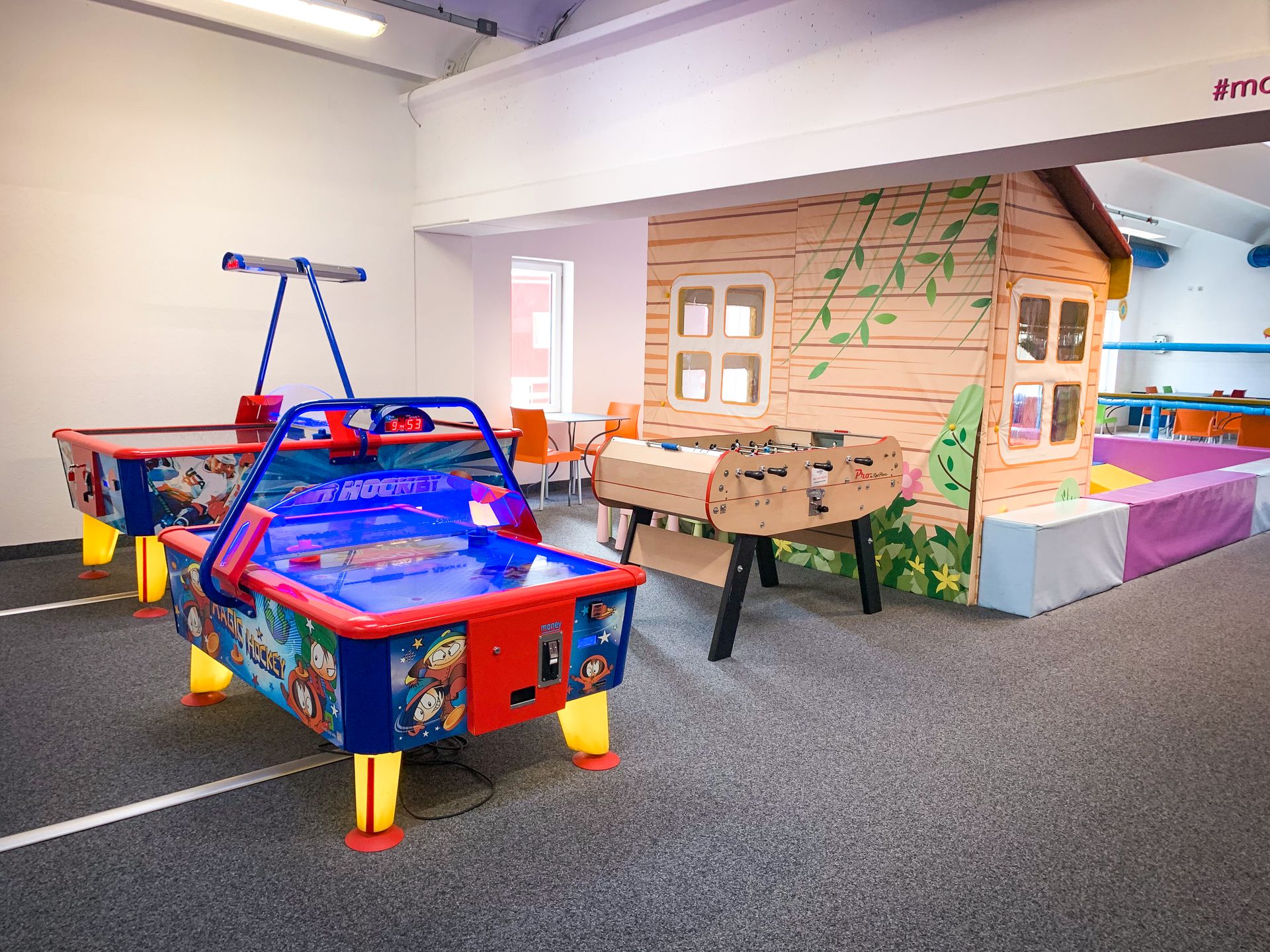Air-hockey et baby-foot
